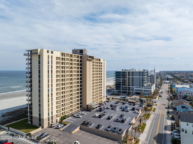 exterior space featuring a water view