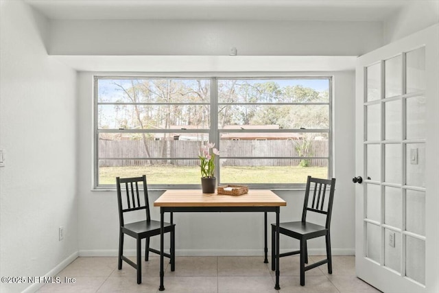 2204 Chablis Ct W, Orange Park, FL 32073 - dining space featuring tile patterned flooring and baseboards