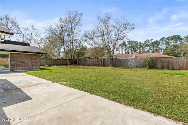 2204 Chablis Ct W, Orange Park, FL 32073 - view of yard featuring a fenced backyard and a patio