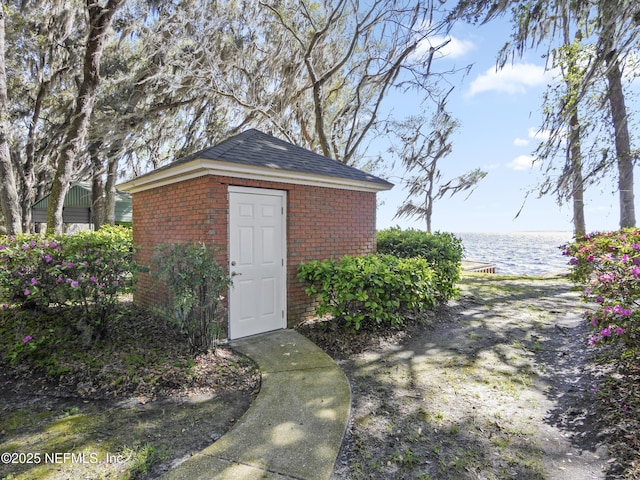 view of outbuilding with an outdoor structure