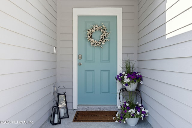 view of entrance to property