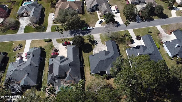 birds eye view of property featuring a residential view