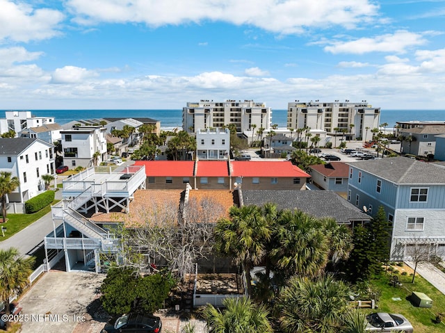 2107 2nd St S, Jacksonville Beach, FL 32250 - birds eye view of property with a water view
