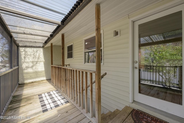 2107 2nd St S, Jacksonville Beach, FL 32250 - wooden terrace featuring a pergola