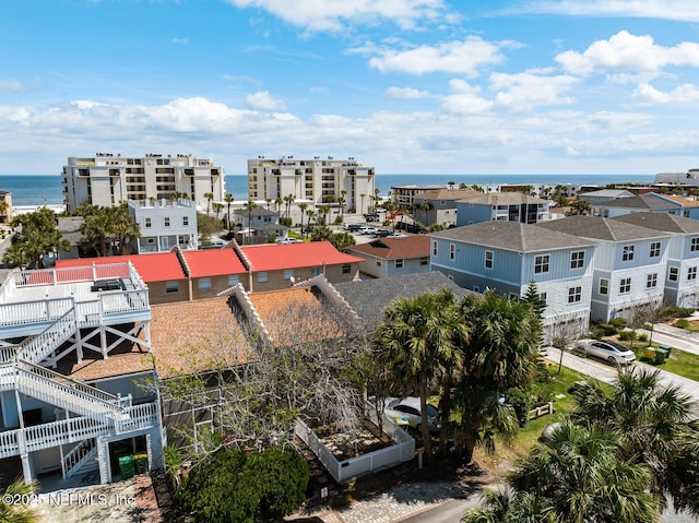 2107 2nd St S, Jacksonville Beach, FL 32250 - bird's eye view featuring a water view