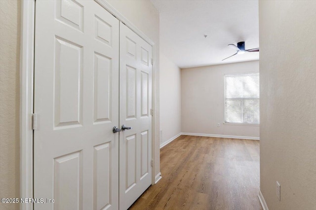 8539 Gate Pkwy W Unit 1723, Jacksonville, FL 32216 - hallway featuring wood finished floors and baseboards
