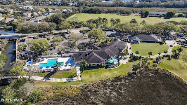 bird's eye view featuring a residential view