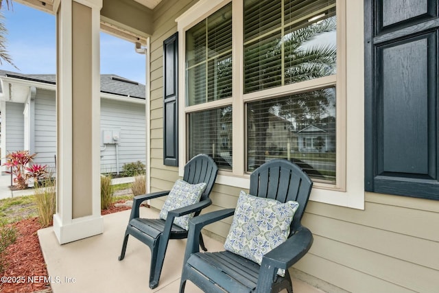 view of patio / terrace featuring a porch