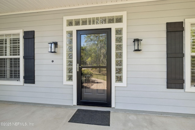 view of property entrance