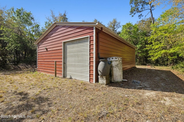 view of outbuilding with an outdoor structure