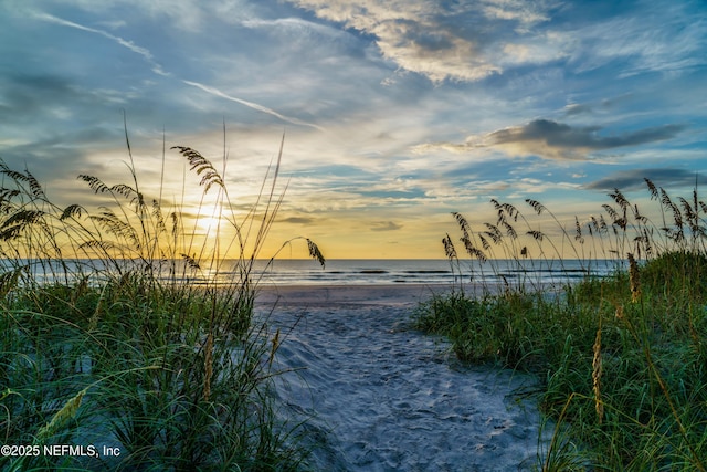 2211 1st St S, Jacksonville Beach, FL 32250 - property view of water featuring a view of the beach
