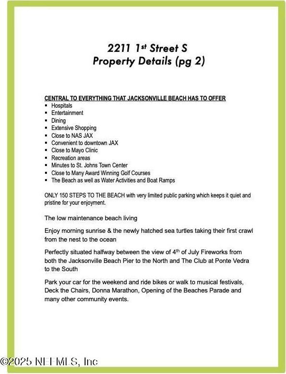 2211 1st St S, Jacksonville Beach, FL 32250 - miscellaneous file