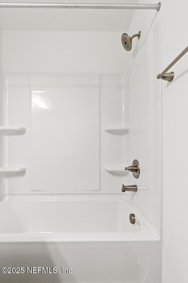 full bath with washtub / shower combination