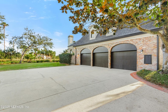 exterior space with driveway