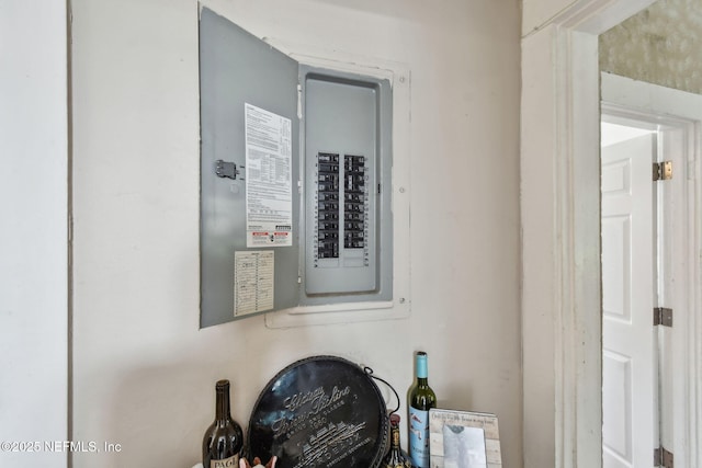 utility room featuring electric panel