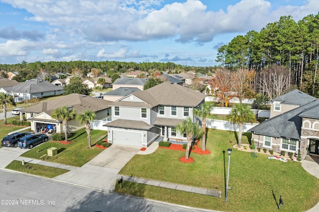 birds eye view of property featuring a residential view