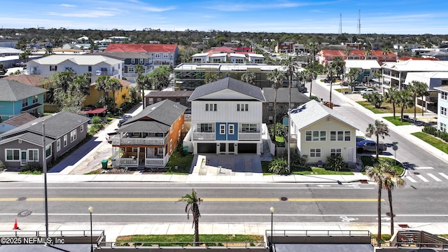 1306 1st St S, Jacksonville Beach, FL 32250 - birds eye view of property featuring a residential view