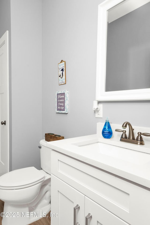 1308 1st St S, Jacksonville Beach, FL 32250 - half bathroom with toilet and vanity