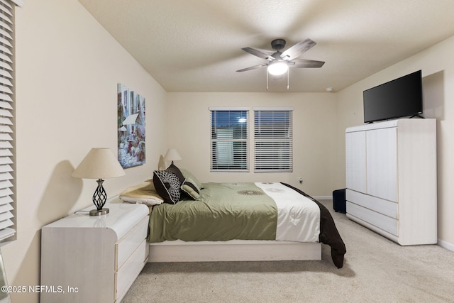 439 Coastline Way, Saint Augustine, FL 32092 - bedroom featuring baseboards, ceiling fan, and light colored carpet