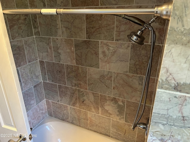 bathroom featuring shower / bathtub combination