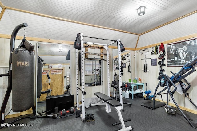 view of exercise room