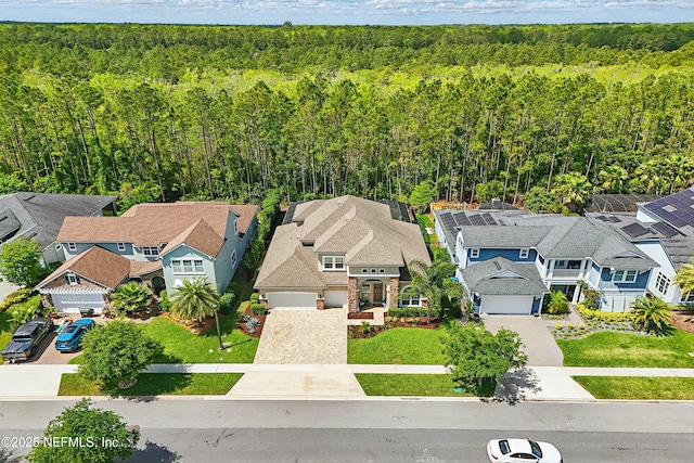 294 Mahi Dr, Ponte Vedra, FL 32081 - bird's eye view with a view of trees and a residential view
