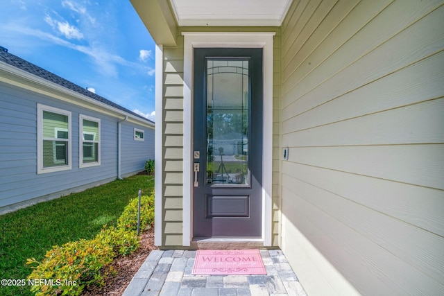 view of property entrance