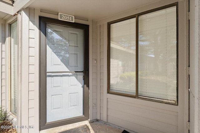 view of entrance to property