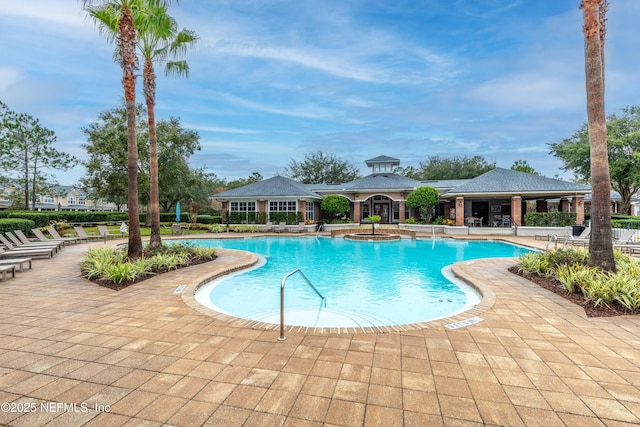 pool featuring a patio