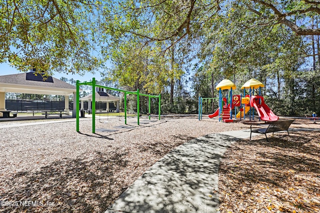 view of communal playground