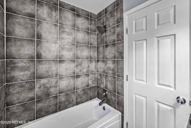 full bathroom featuring shower / washtub combination