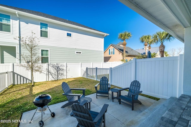 2072 Gail Ave, Jacksonville Beach, FL 32250 - view of patio featuring a fenced backyard
