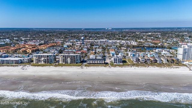 2072 Gail Ave, Jacksonville Beach, FL 32250 - birds eye view of property featuring a view of the beach and a water view