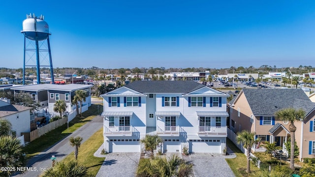 2072 Gail Ave, Jacksonville Beach, FL 32250 - birds eye view of property featuring a residential view