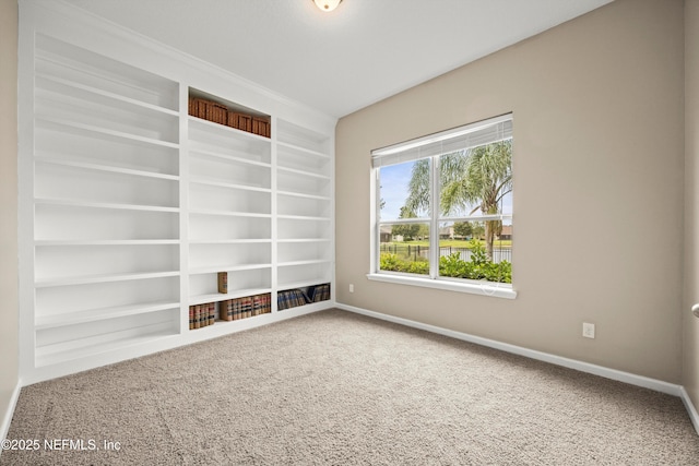 244 Palazzo Cir, Saint Augustine, FL 32092 - carpeted spare room with baseboards and built in features