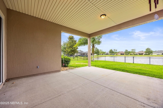 244 Palazzo Cir, Saint Augustine, FL 32092 - view of patio featuring a water view and a residential view