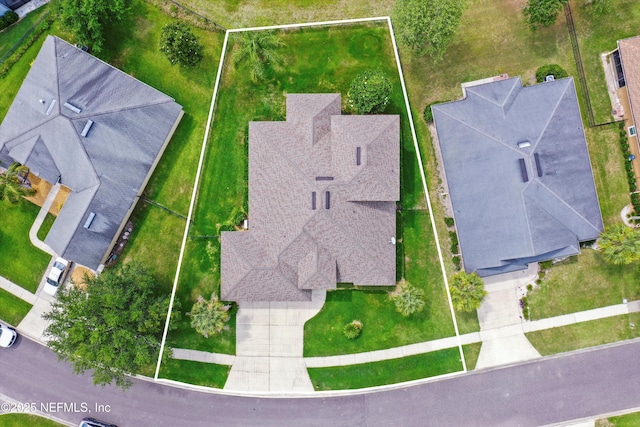 244 Palazzo Cir, Saint Augustine, FL 32092 - aerial view of property and surrounding area with property parcel outlined