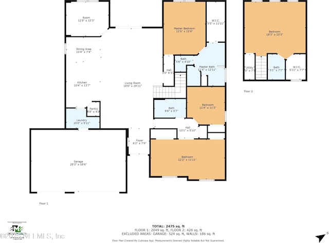 244 Palazzo Cir, Saint Augustine, FL 32092 - home floor plan