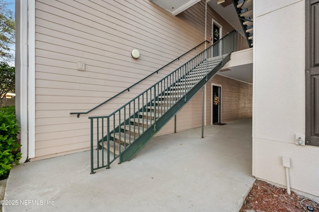 view of staircase
