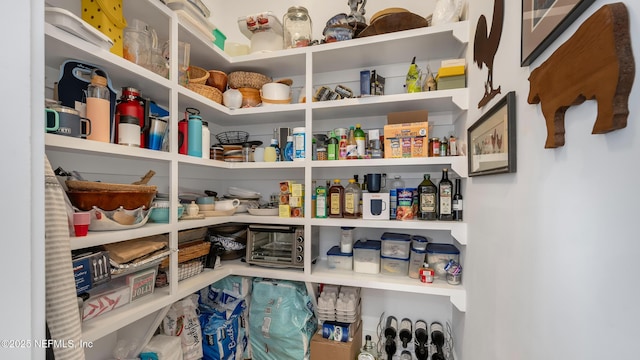 view of pantry