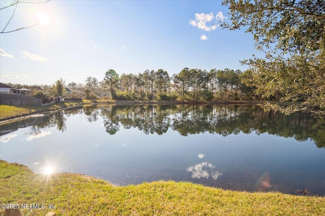 property view of water