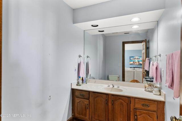 24620 Deer Trace Dr, Ponte Vedra Beach, FL 32082 - bathroom with vanity and toilet