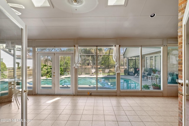 24620 Deer Trace Dr, Ponte Vedra Beach, FL 32082 - unfurnished sunroom featuring french doors