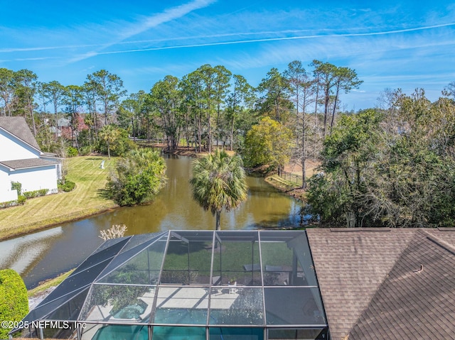24620 Deer Trace Dr, Ponte Vedra Beach, FL 32082 - drone / aerial view with a water view
