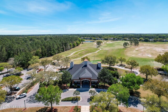 297 S Hampton Club Way, Saint Augustine, FL 32092 - aerial view featuring a wooded view