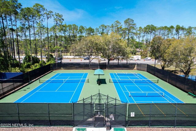 297 S Hampton Club Way, Saint Augustine, FL 32092 - view of tennis court with fence and community basketball court
