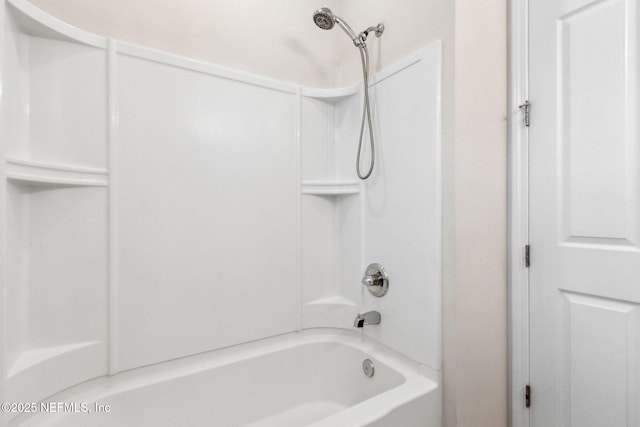 bathroom featuring tub / shower combination