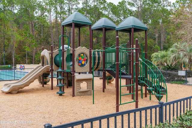 view of communal playground