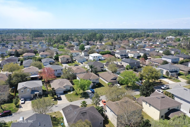 birds eye view of property featuring a residential view