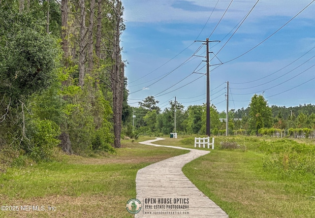 3925 Leatherwood Dr, Orange Park, FL 32065 - view of property's community with a lawn